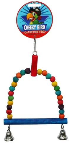 CHEEKY BIRD Wooden Ball Swing