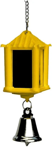 Lantern Bird Mirror W/Bell